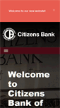 Mobile Screenshot of citizensbankweston.com